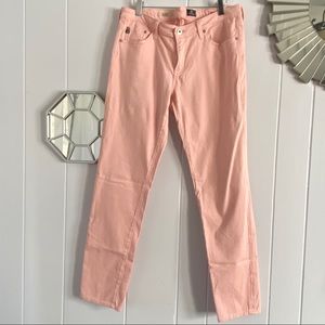 AG Adriano Goldschmied Pink Straight Leg Jeans 31